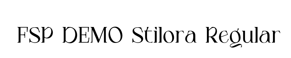 FSP DEMO Stilora Regular