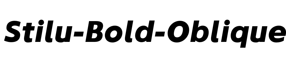 Stilu-Bold-Oblique