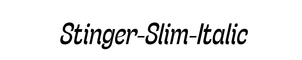 Stinger-Slim-Italic