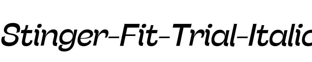 Stinger-Fit-Trial-Italic