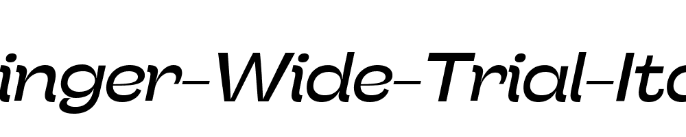 Stinger-Wide-Trial-Italic