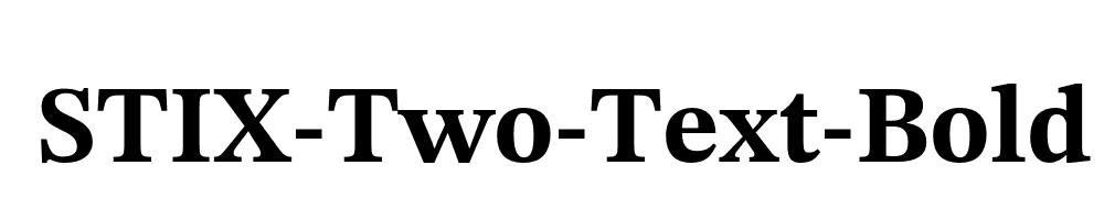 STIX-Two-Text-Bold