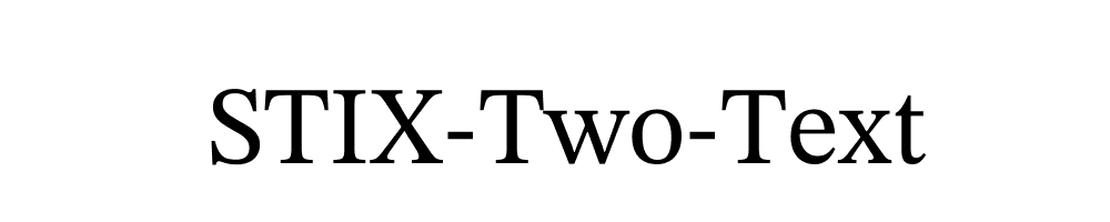 STIX-Two-Text