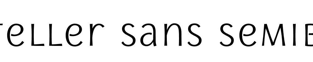  DEMO Storyteller Sans SemiBold Regular