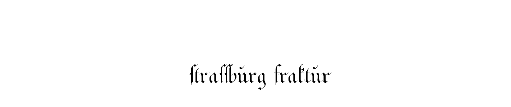 Strassburg_fraktur