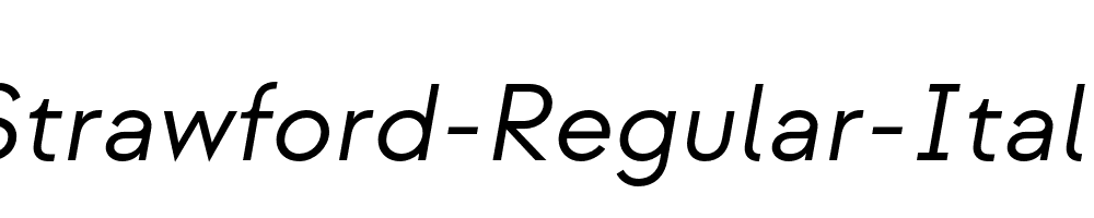 Strawford-Regular-Italic