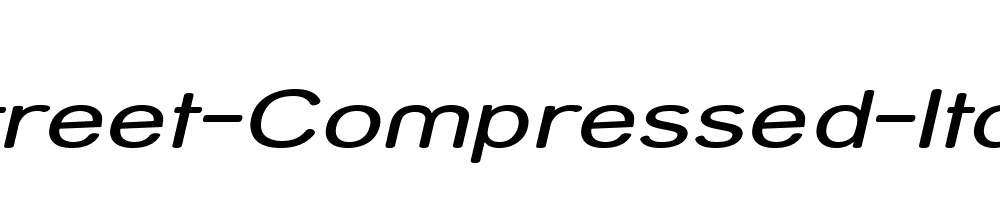 Street-Compressed-Italic