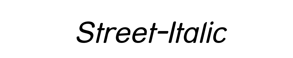 Street-Italic