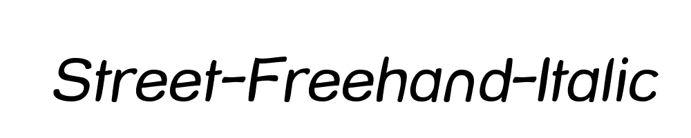 Street-Freehand-Italic