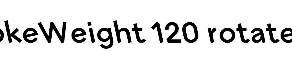  DEMO strokeWeight 120 rotate 12 Regular