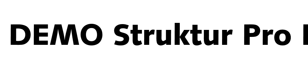  DEMO Struktur Pro Heavy Regular