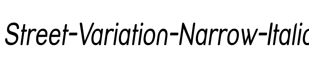 Street-Variation-Narrow-Italic