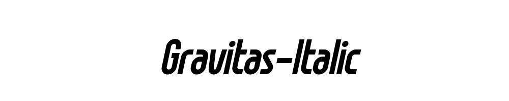 Gravitas-Italic