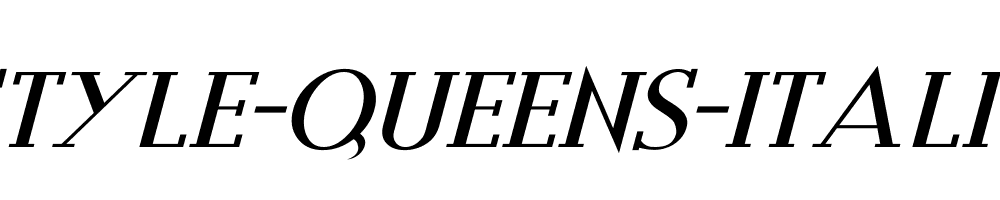 Style-Queens-Italic