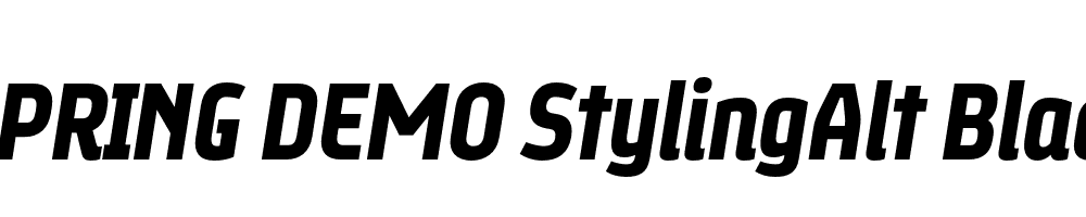  DEMO StylingAlt Black Italic