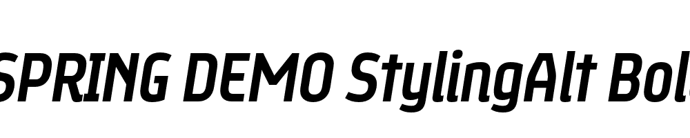  DEMO StylingAlt Bold Italic