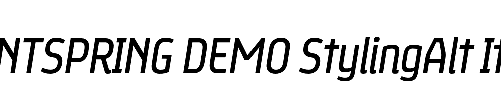  DEMO StylingAlt Italic