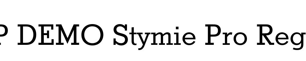 FSP DEMO Stymie Pro Regular