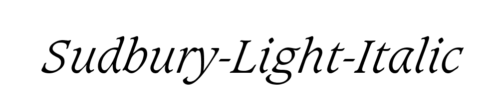 Sudbury-Light-Italic