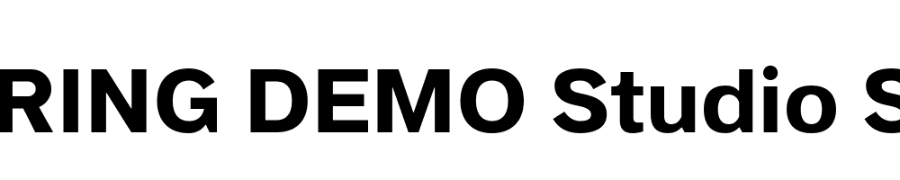  DEMO Studio Sans Bold