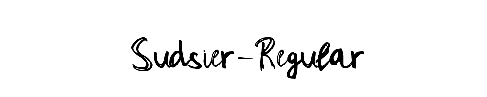 Sudsier-Regular