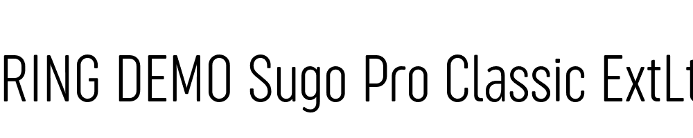  DEMO Sugo Pro Classic ExtLt Regular