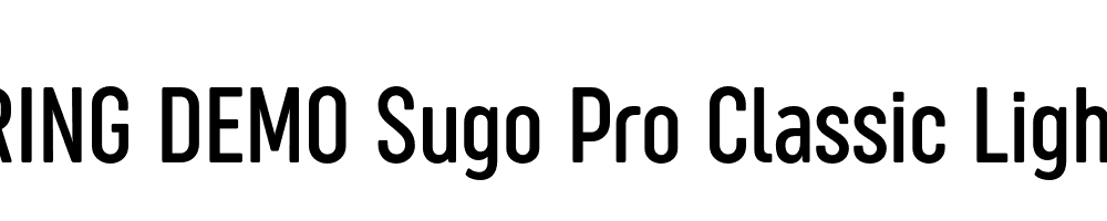  DEMO Sugo Pro Classic Light Regular