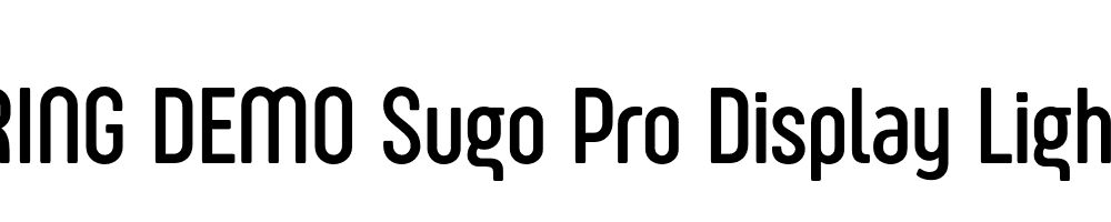  DEMO Sugo Pro Display Light Regular