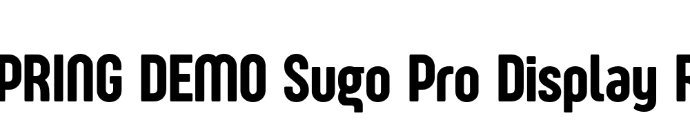  DEMO Sugo Pro Display Regular