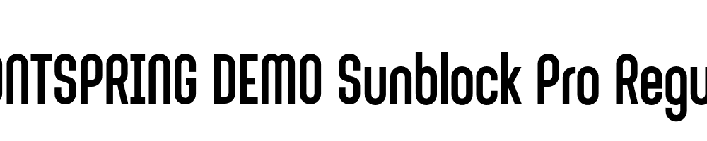  DEMO Sunblock Pro Regular