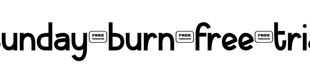 Sunday Burn Free Trial