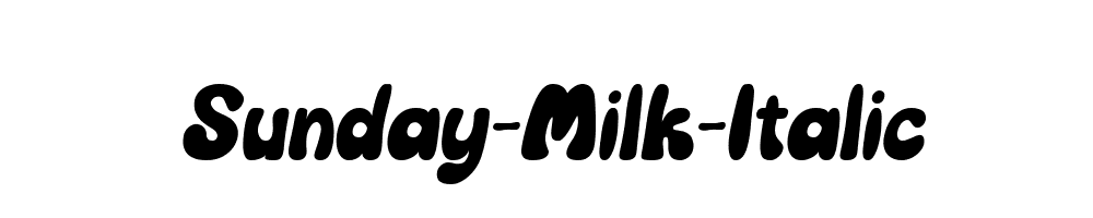 Sunday-Milk-Italic