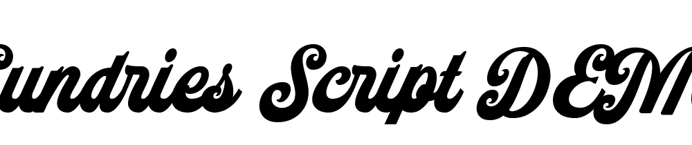 Sundries Script Demo