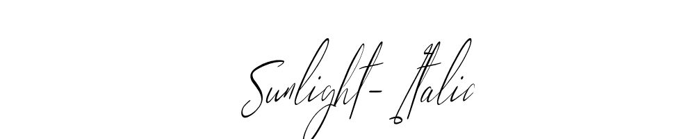 Sunlight-Italic