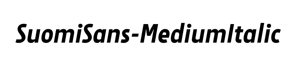 SuomiSans-MediumItalic