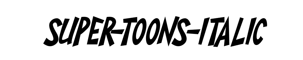 Super-Toons-Italic