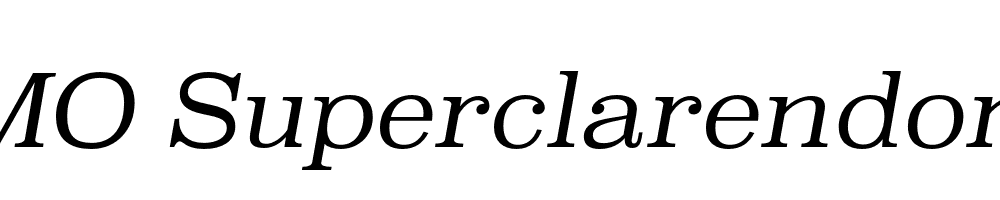 FSP DEMO Superclarendon Lt Italic