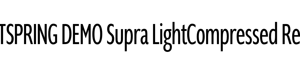  DEMO Supra LightCompressed Regular