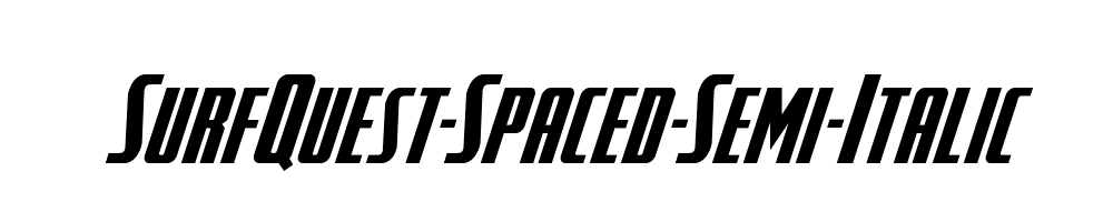 SurfQuest-Spaced-Semi-Italic