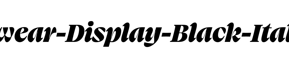 Swear-Display-Black-Italic