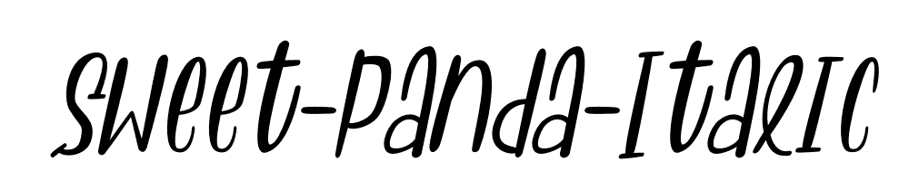 Sweet-Panda-Italic