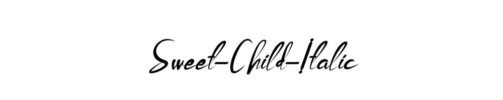 Sweet-Child-Italic