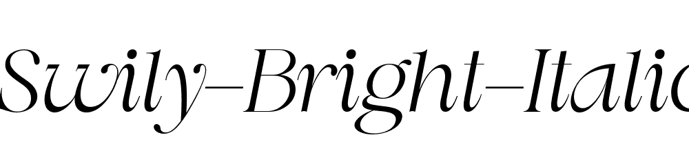 Swily Bright Italic