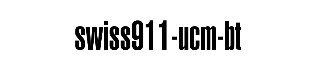 Swiss911 Ucm Bt