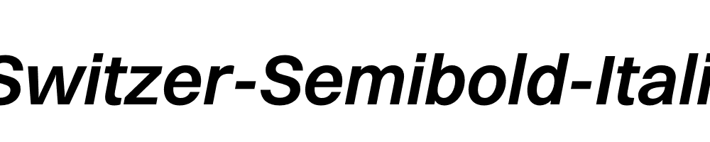 Switzer-Semibold-Italic