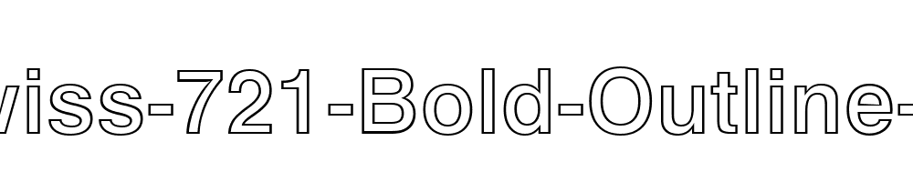 Swiss-721-Bold-Outline-BT