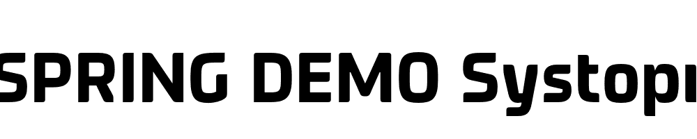  DEMO Systopie Bold