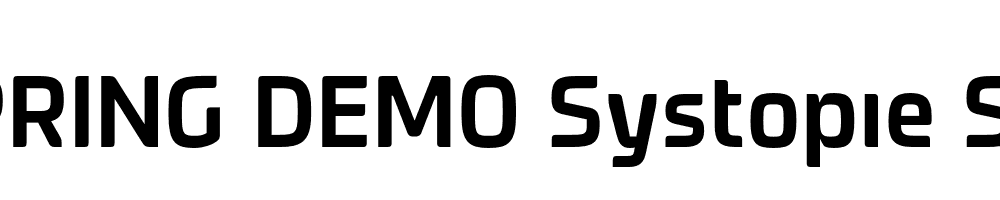  DEMO Systopie SemiBold