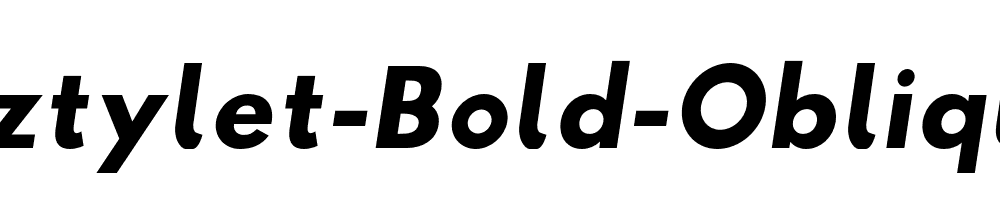 Sztylet-Bold-Oblique