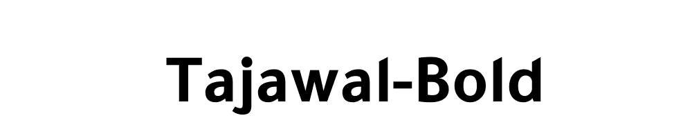 Tajawal-Bold